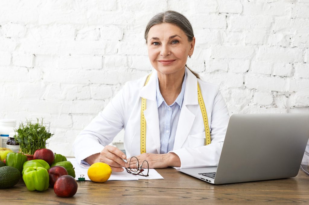 Consultório de nutrição.